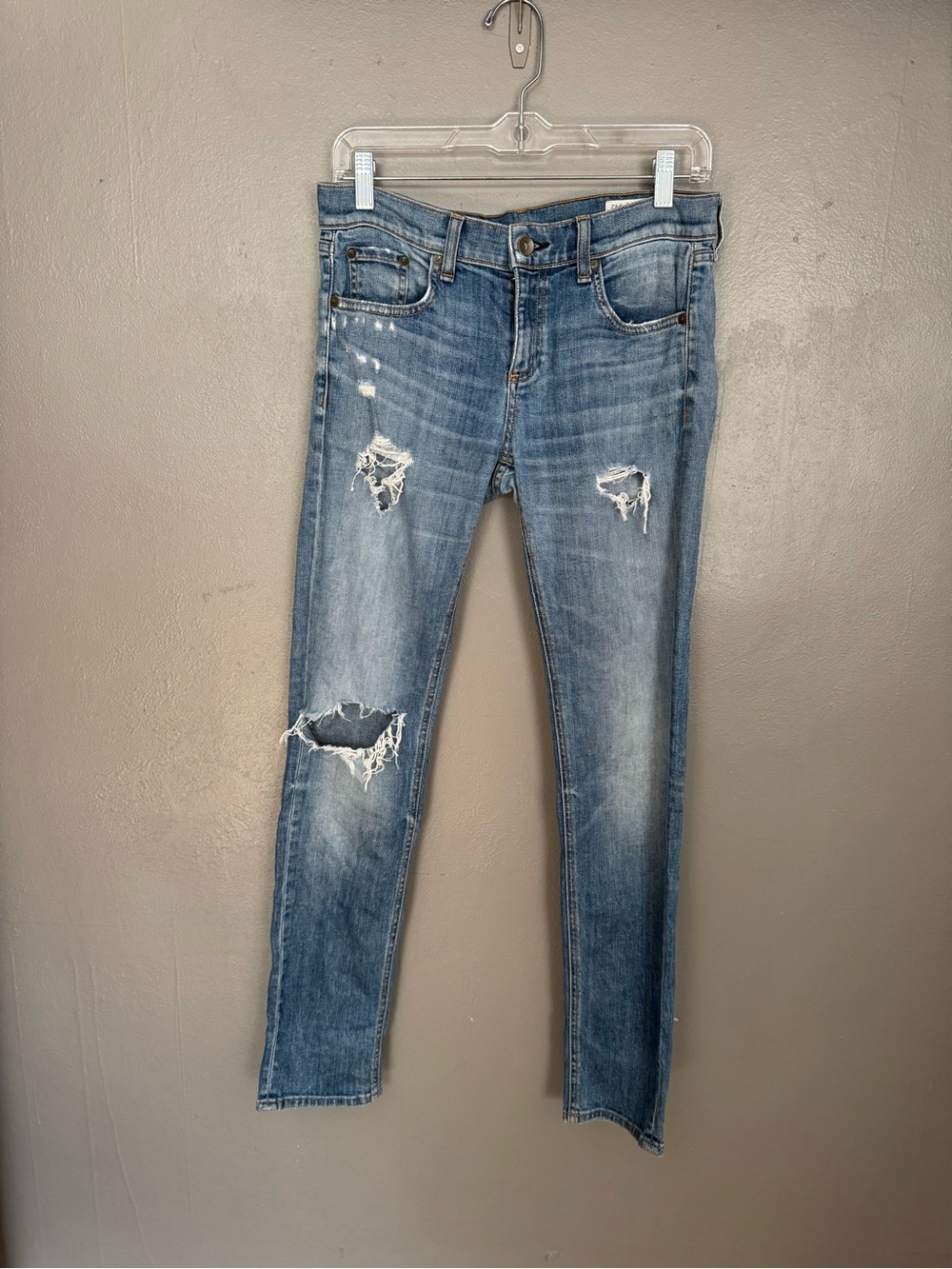 rag & bone Distressed Skinny Jeans